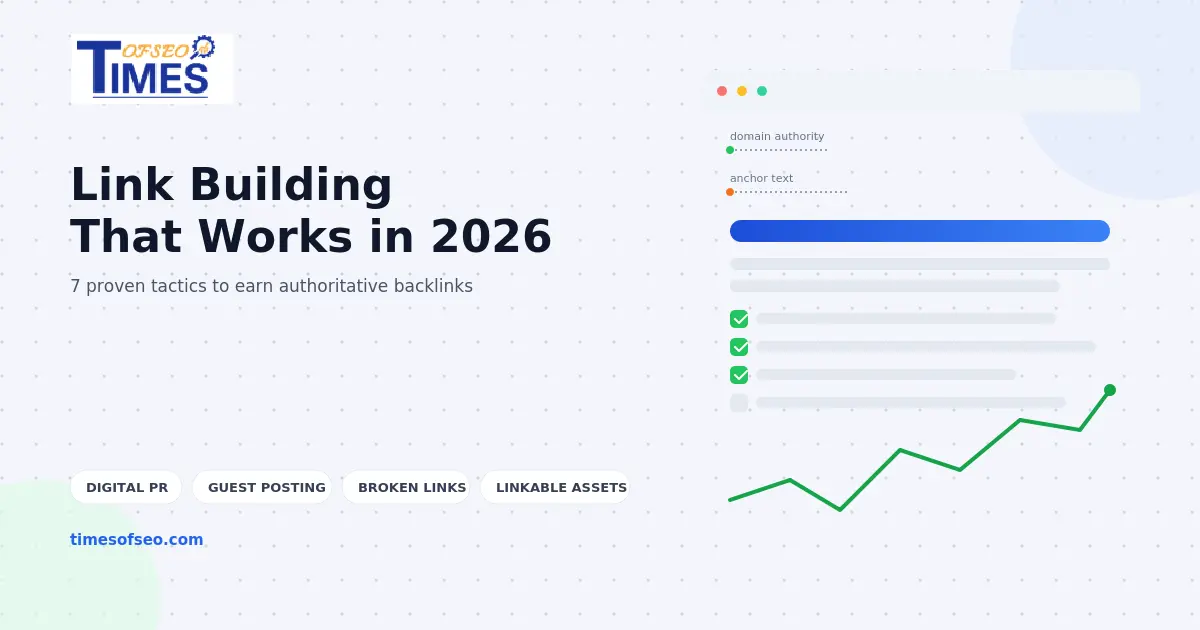 Link Building Strategies Working in 2026