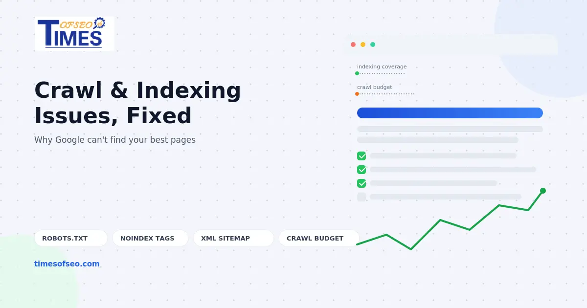 Fix Crawl Errors and Indexing Issues to Improve SEO